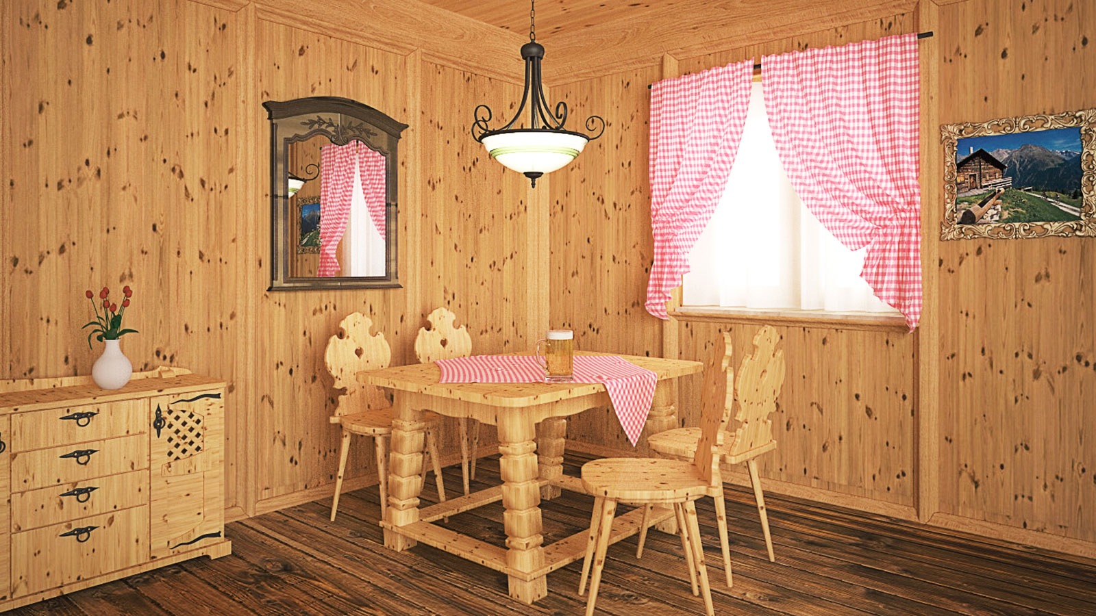 Visualisierung Bauernstube