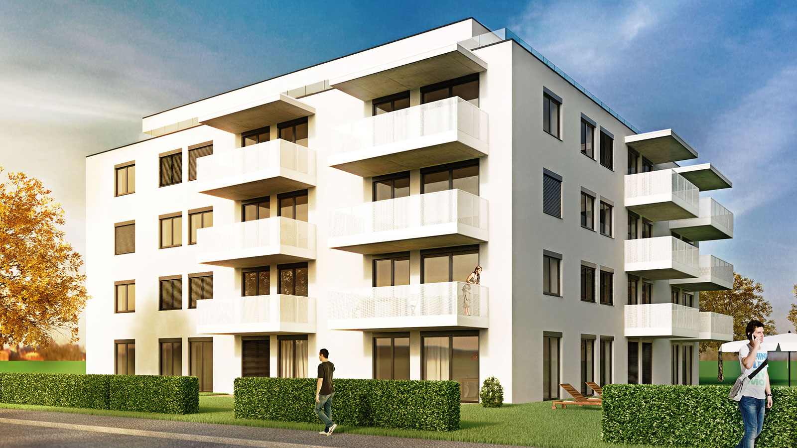 Visualisierung Wohnanlage