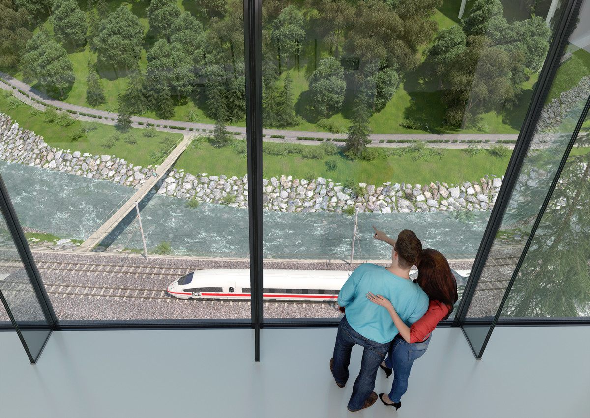 BBT Blick Panorama in die Sillschlucht